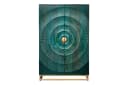 riess-ambiente Barschrank GOLDEN SUNSET 140cm Türkis/Gold 3D-Front Bild 1