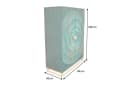 riess-ambiente Barschrank GOLDEN SUNSET 140cm Türkis/Gold 3D-Front Bild 5