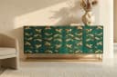 riess-ambiente Sideboard GOLDEN LAGOON türkis/gold Mangoholz Metall Bild 2