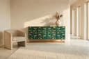 riess-ambiente Sideboard GOLDEN LAGOON türkis/gold Mangoholz Metall Bild 3