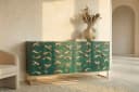 riess-ambiente Sideboard GOLDEN LAGOON türkis/gold Mangoholz Metall Bild 5