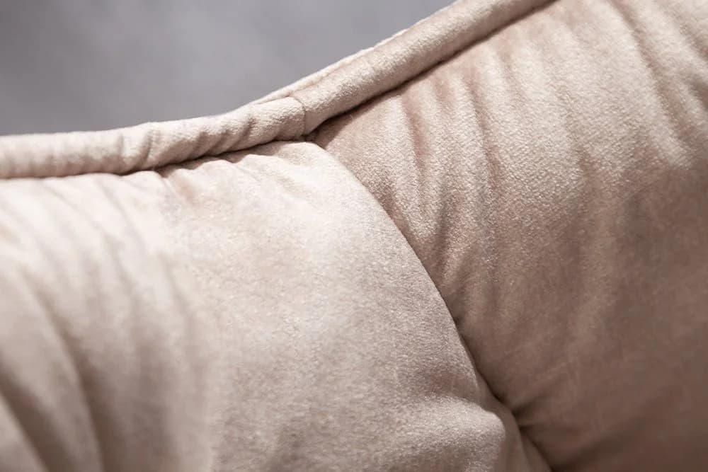 riess-ambiente Polsterstuhl MILANO Champagner-Beige Samt mit Armlehnen - Bild 5