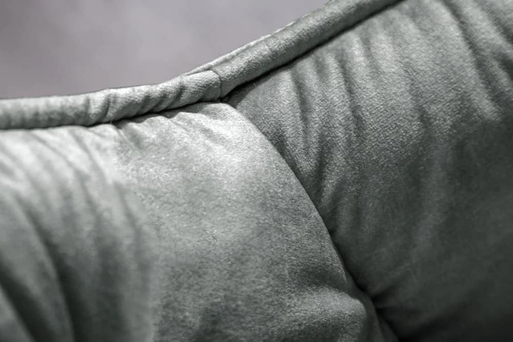 riess-ambiente Polsterstuhl MILANO Grün/Schwarz Samt Armlehnen Metallbeine - Bild 5
