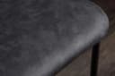 riess-ambiente Freischwinger COMFORT Grau Samt Metall Modern Design Bild 5
