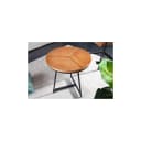 Riess Ambiente Beistelltisch OAK ELEGANCE 45cm Eiche Schwarz Metall Bild 1