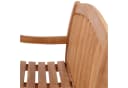 bene living Gartenbank Swindon 120 cm Teakholz Bild 3