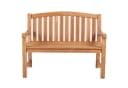 bene living Gartenbank Swindon 120 cm Teakholz Bild 4