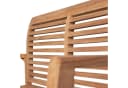 bene living Gartenbank Derby 120 cm Teakholz Stapelbar Bild 1