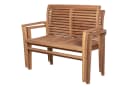 bene living Gartenbank Derby 120 cm Teakholz Stapelbar Bild 5