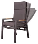bene living Relaxsessel Sevilla Anthrazit Aluminium Teakholz Bild 2