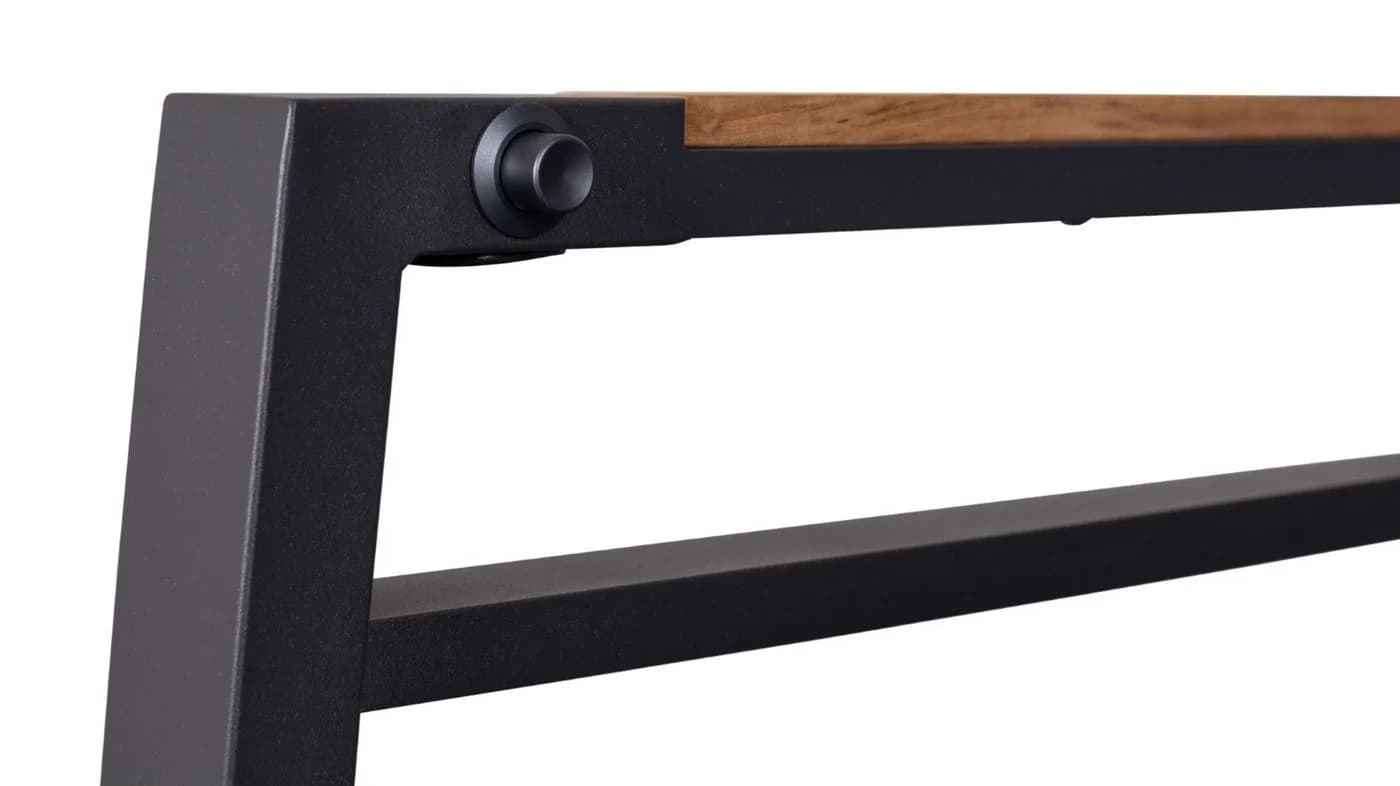 bene living Relaxsessel Sevilla Anthrazit Aluminium Teakholz - Bild 5