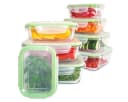 Fresh Master Frischhaltedosen Set 16-tlg. Glas luftdicht Bild 2
