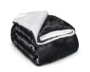 Wohndecke Kuscheldecke Wolldecke 220 x 240 cm Grau HEIMWERT Bild 2