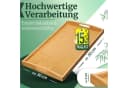 HEIMWERT Bambus Tablett mit Griff und hohem Rand Bild 1