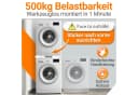HEIMWERT Waschmaschinenuntergestell Zwischenbaurahmen Stabil 500 kg Tragkraft Bild 5