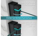 i-flair Dusch-Doppelflügeltür Lara BLACK 80x180 cm ESG-Glas Bild 5