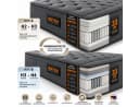 Ertex Taschenfederkern-Wendematratze 33 cm Schwarz Premium 7 Zonen Bild 1