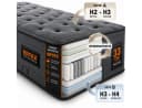 Ertex Taschenfederkern-Wendematratze 33 cm Schwarz Premium 7 Zonen Bild 2