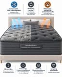 Ertex Taschenfederkernmatratze BLACK ICE 32 cm H2/H3 & H3/H4 Wendematratze Bild 2