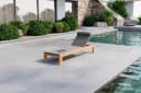 OUTFLEXX Gartenliege Bali Grau mit verstellbarer Rückenlehne Bild 1