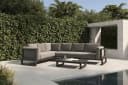 OUTFLEXX Manhattan Ecklounge Sofa-Set Anthrazit Aluminium Bild 1