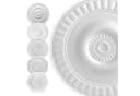 Hexim Stuckrosette Meeresleuchten 50cm Weiß EPS Bild 2