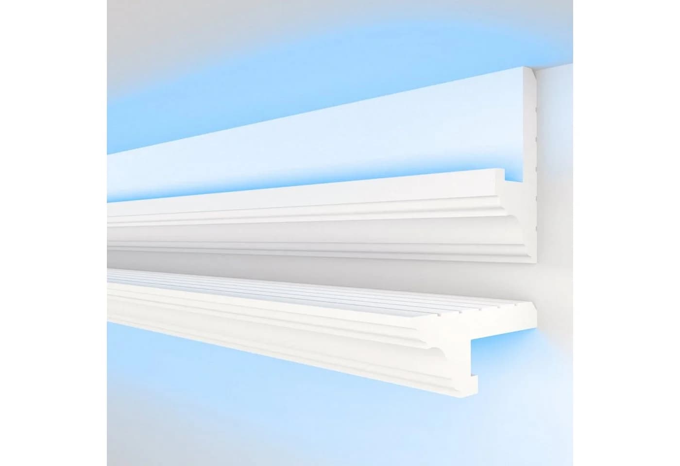 HEXIMO LED Schattenfugenprofil Eckprofil Weiß XPS Styropor - Bild 3