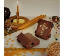 NKlaus Triptychon Ikone Jesus Christus Christliche Holzdekoration Bild 1