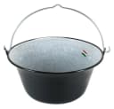 Grillplanet Gulaschkessel 15 Liter Emailliert Schwarz Bild 2