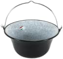 Grillplanet Ungarischer Gulaschkessel 10L Emailliert Schwarz Bild 2