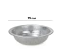 matches21 HOME & HOBBY Zinkwanne Silber Retro Pflanzschale Bild 1