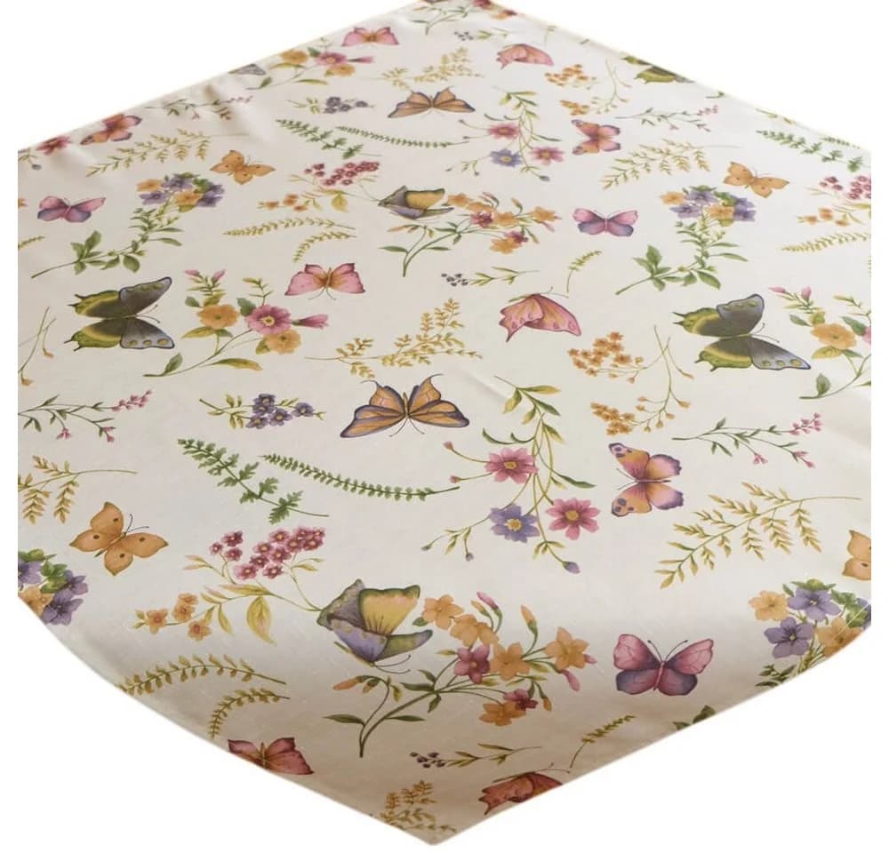 Tischdecke aus Polyester in Naturtönen, 85x85 cm - Bild 2