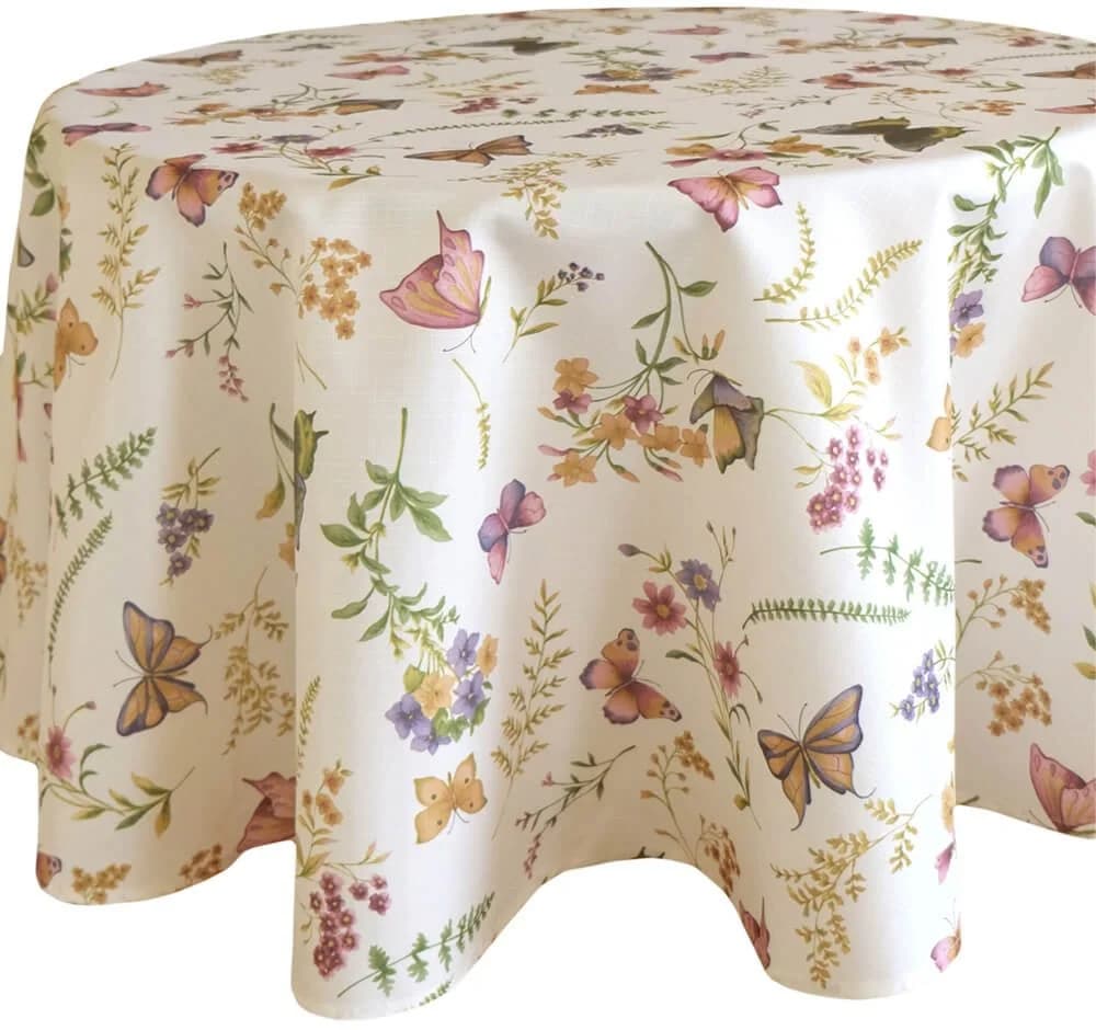 matches21 HOME & HOBBY Tischdecke EMELIE Bunt Polyester Rund Ø 150 cm - Bild 2