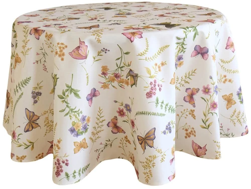 matches21 HOME & HOBBY Tischdecke EMELIE Bunt Polyester Rund - Bild 2