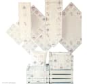 matches21 HOME & HOBBY Tischdecke NINA Maritime Stickerei Polyester 40x40 cm Bild 1
