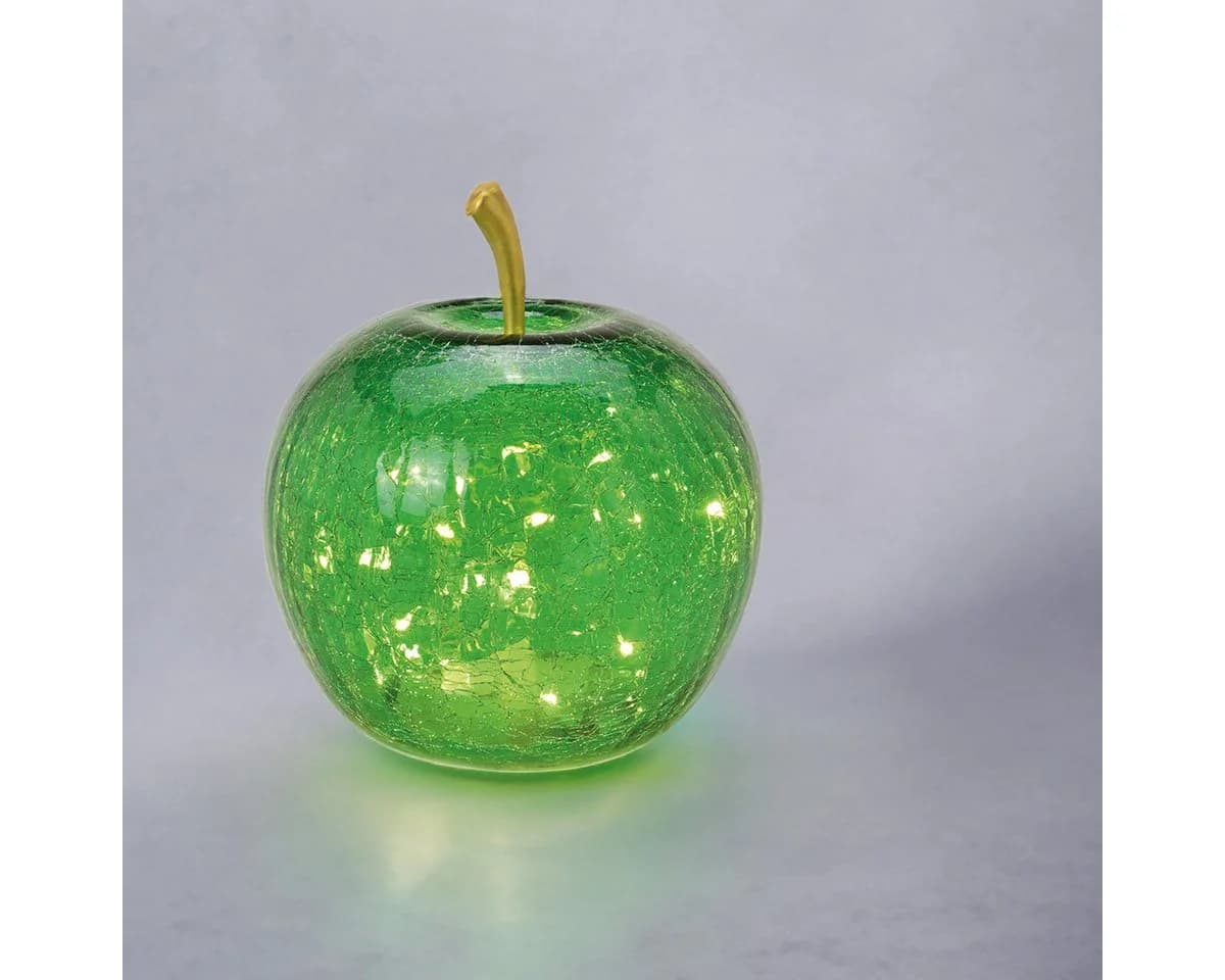 matches21 HOME & HOBBY Dekolicht Apfel LED Timer Grün - Bild 3