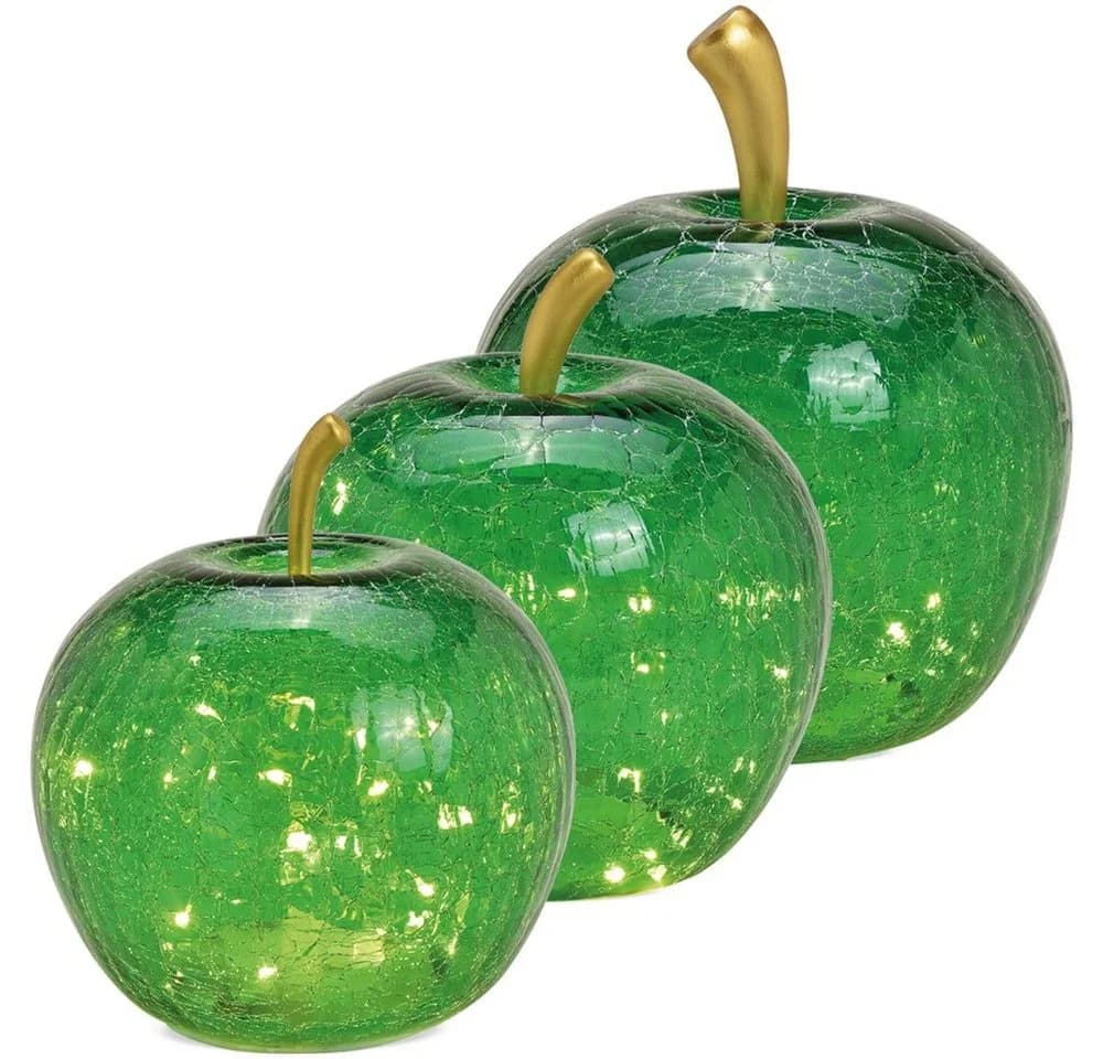 matches21 HOME & HOBBY Dekolicht Apfel LED Timer Grün - Bild 5