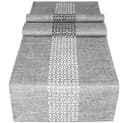 matches21 HOME & HOBBY Tischläufer Grau Durchbrochene Ornamente Bild 2