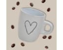 matches21 HOME & HOBBY Espressotassen 6er Set Keramik Beige Grau Weiß Bild 3