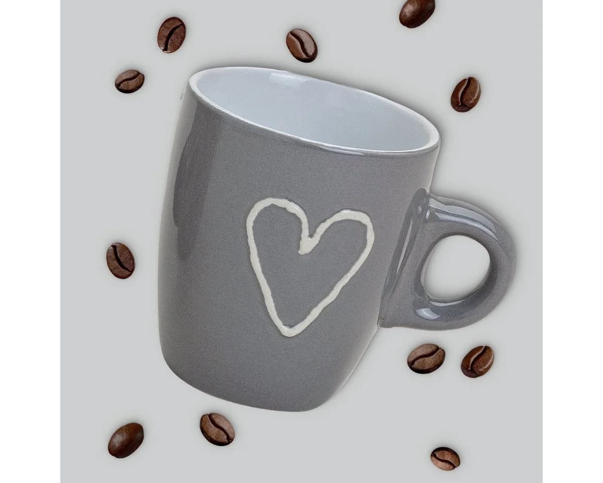 matches21 HOME & HOBBY Espressotassen 6er Set Keramik Beige Grau Weiß - Bild 5