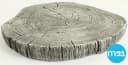 matches21 HOME & HOBBY Trittsteine Beton 8 Stk. Ø 30 cm Grau Holzoptik Bild 1