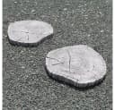 matches21 HOME & HOBBY Trittsteine Beton 8 Stk. Ø 30 cm Grau Holzoptik Bild 5