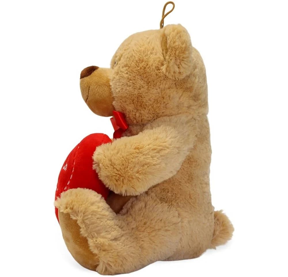 matches21 HOME & HOBBY Plüsch-Teddybär Braun 25 cm mit Herz - Bild 4