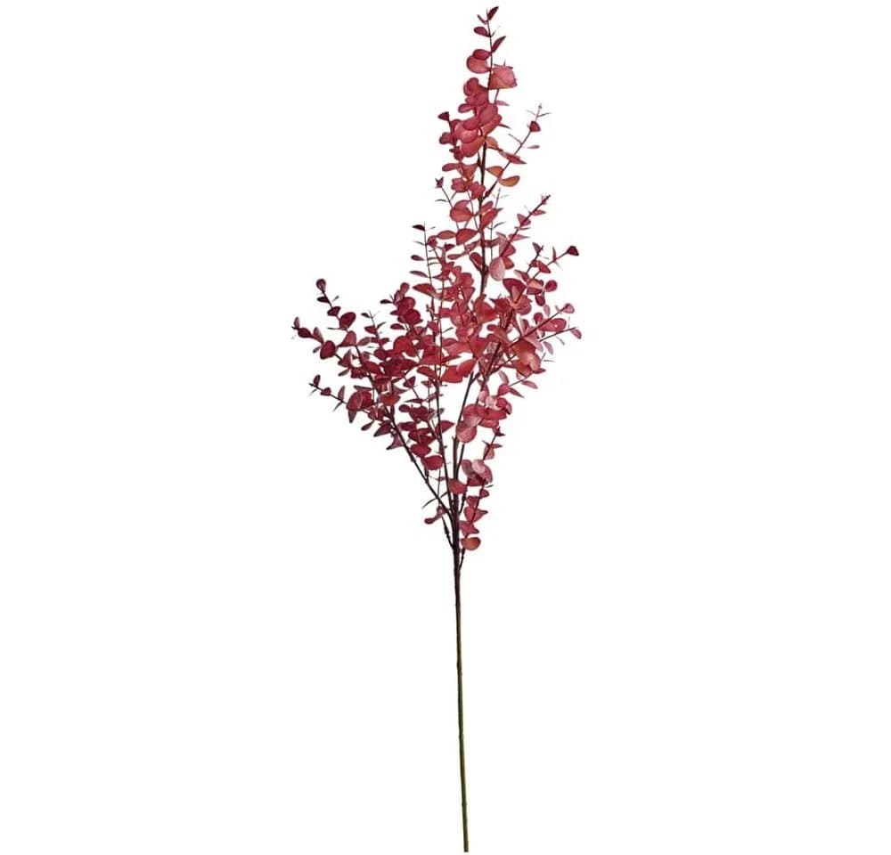 matches21 HOME & HOBBY Kunstblume Eukalyptus Dekozweig Bordeaux