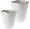 matches21 HOME & HOBBY Orchideentopf Viereckig Keramiksteg Matt Keramik Bild 1