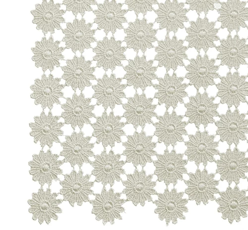 matches21 HOME & HOBBY Tischdecke FREYA Vollspitze Polyester Weiß - Bild 2