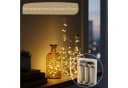 matches21 HOME & HOBBY LED-Lichterkette 5m 100 LEDs Timer Batterie Warmweiß Bild 3