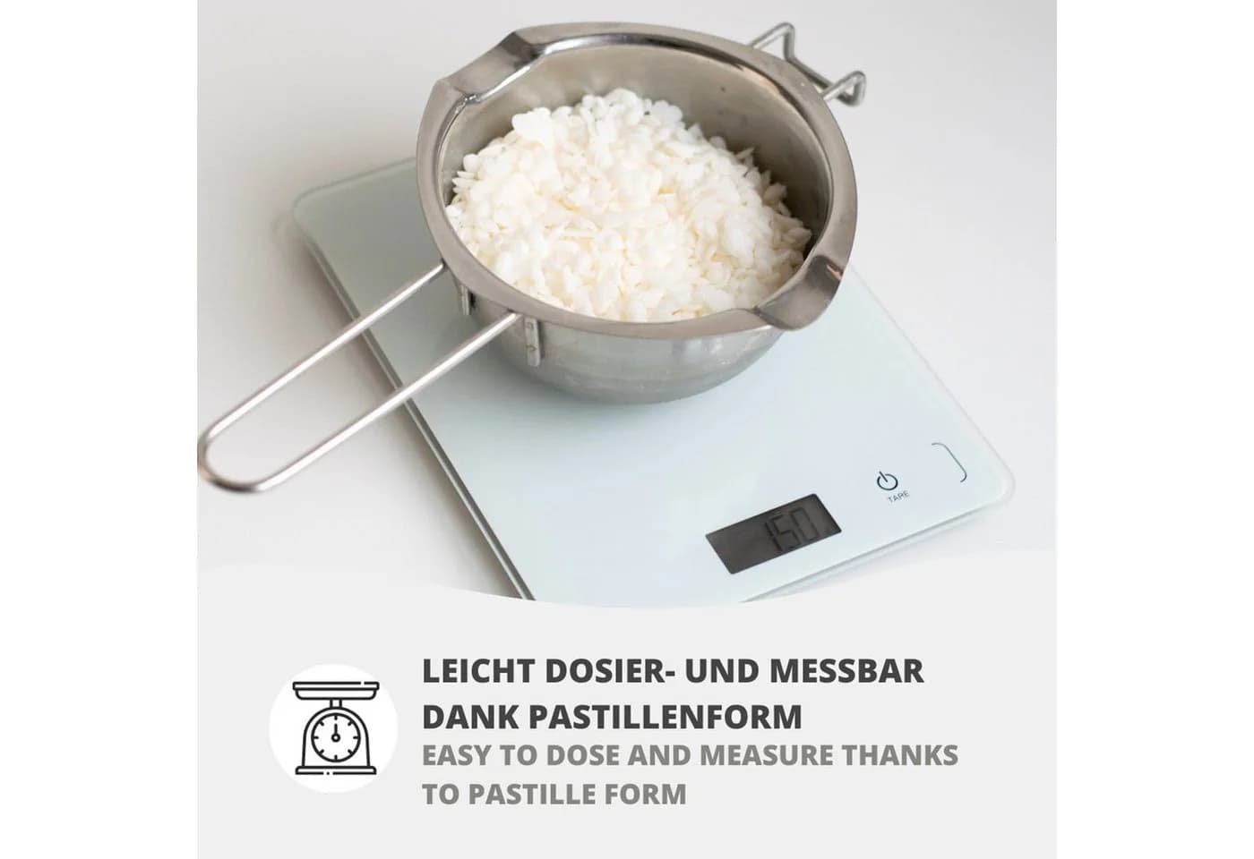 DistrEbution NatureWax® 660-55M Raps-Kokoswachs zum Kerzen gießen - Bild 5