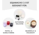 DistrEbution Sojawachs C-3 Pastillen Weiß/Beige für Kerzen Bild 4