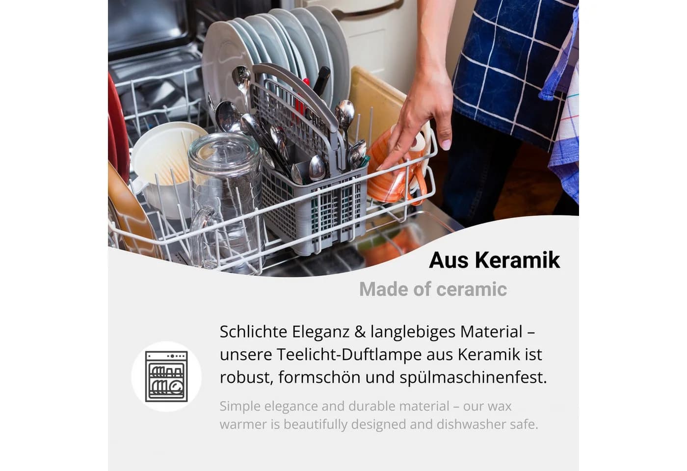 DistrEbution Duftlampe Keramik mit Herz-Aussparung - Bild 5